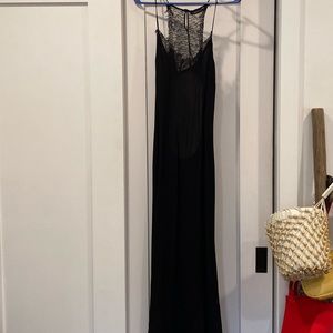 Zara slip lingerie midi dress